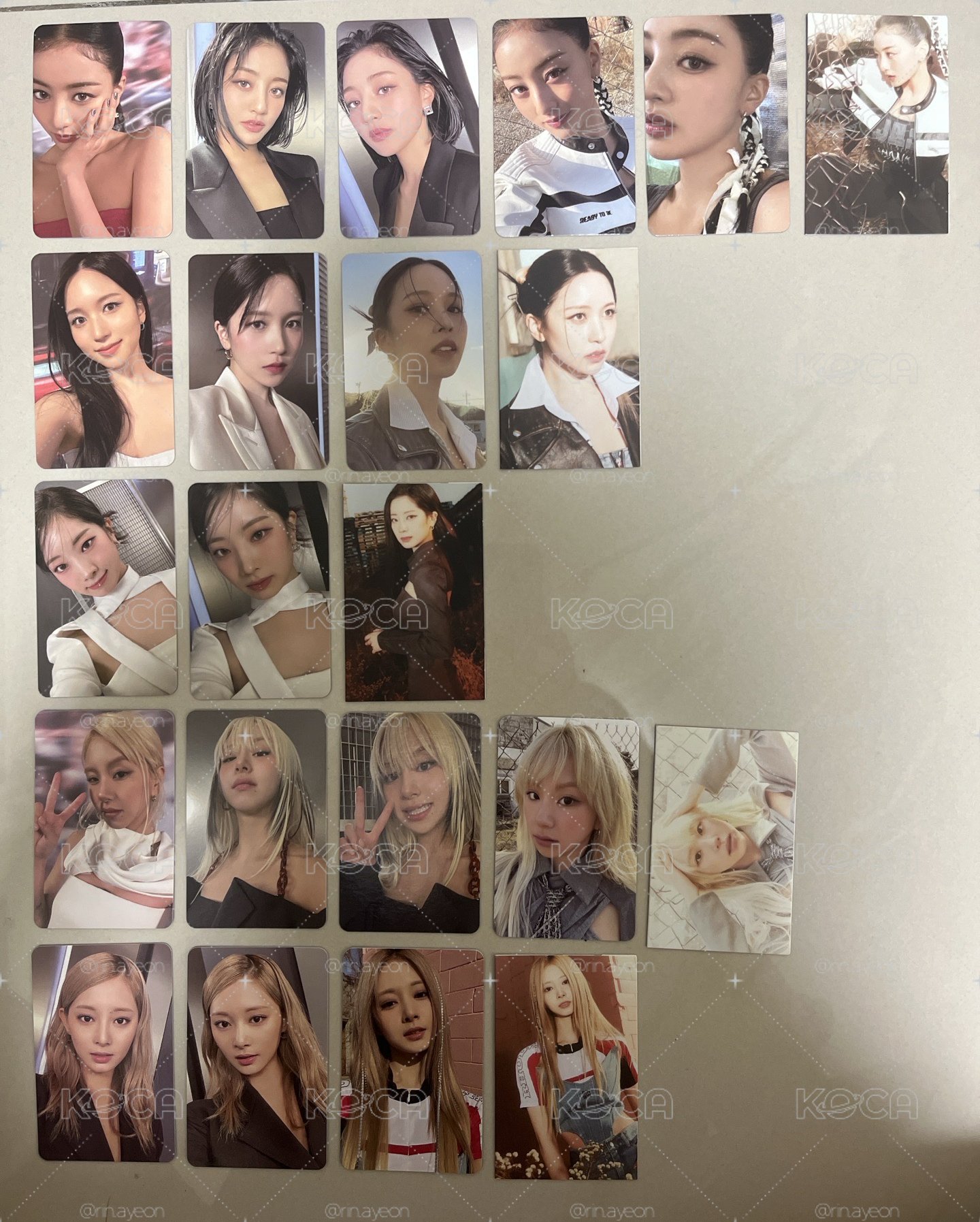 Twice 迷12 專卡 志Mi多彩瑜