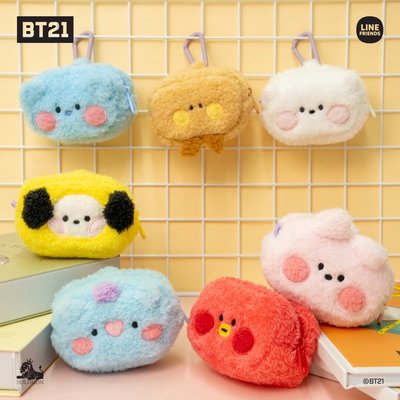 BT21 minini 耳機包 零錢包