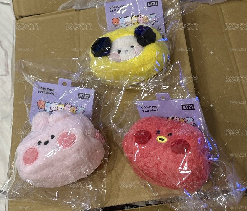 BT21 minini 耳機包 零錢包