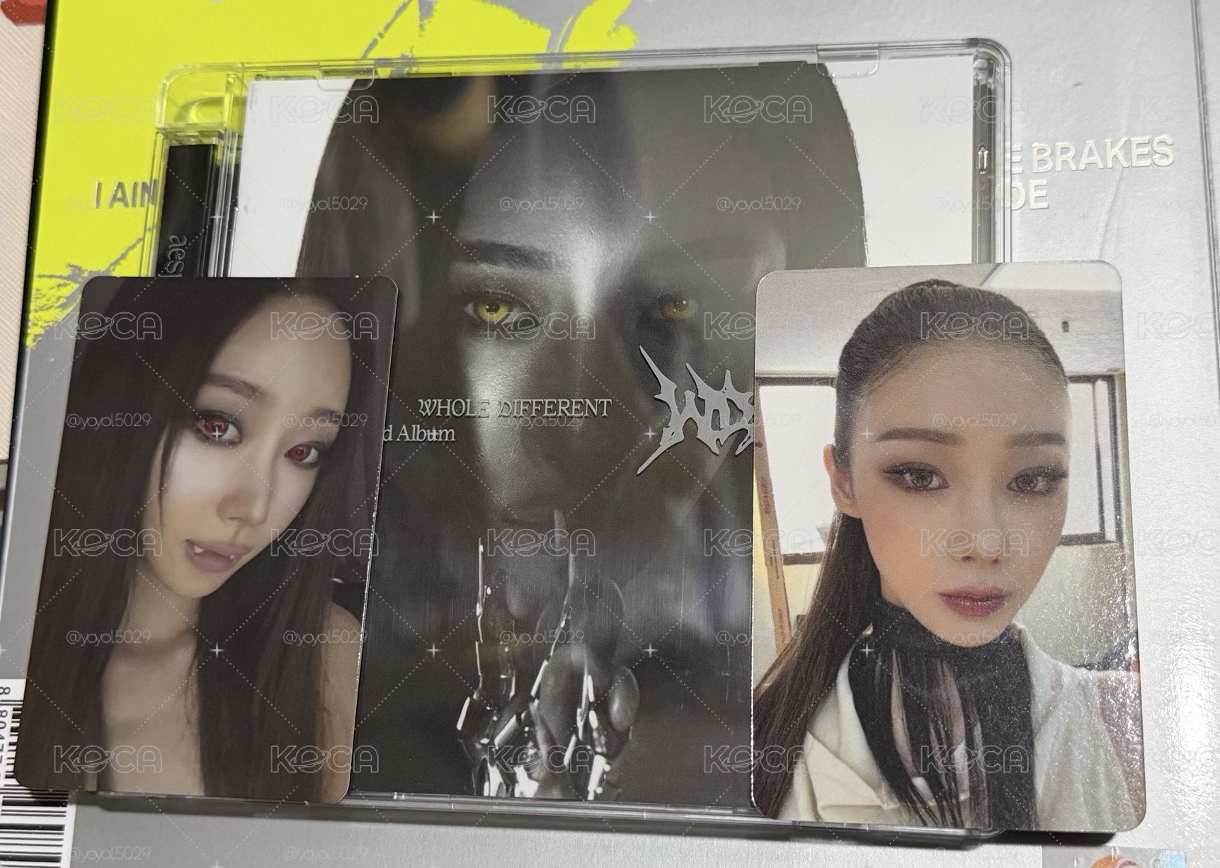 aespa 正規二🍋 M版專吉單封+專卡+AM幸運卡