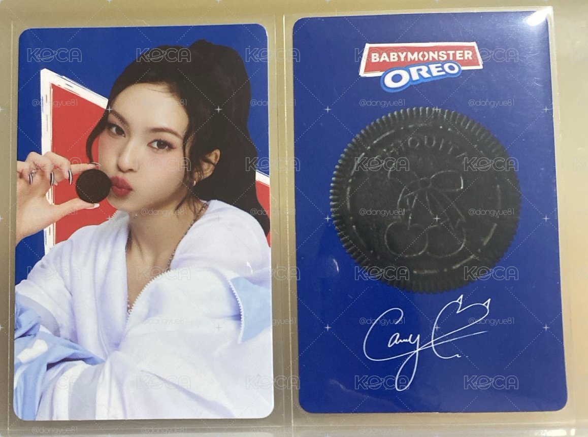 Chiquita OREO代言小卡