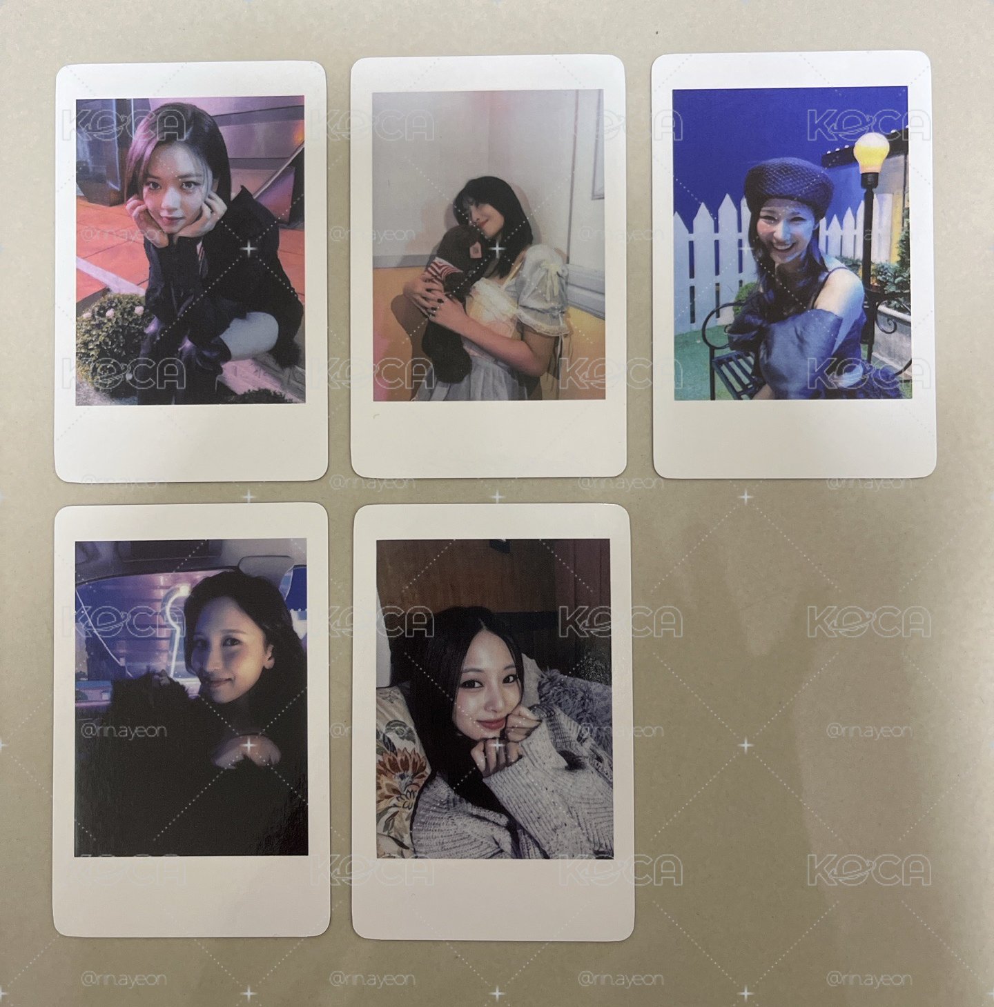 Twice 迷12 WM幸運卡 拍立得