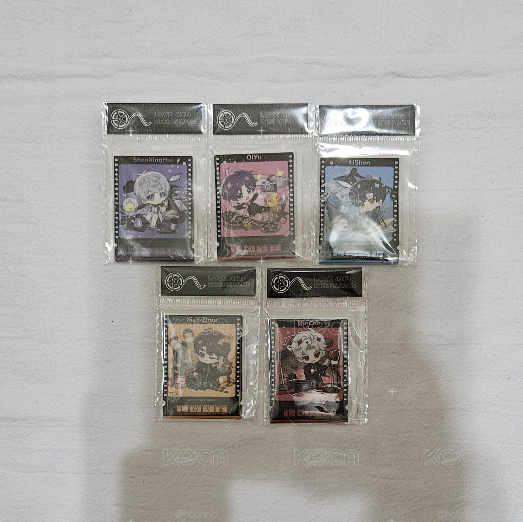 🎀〈戀與深空〉萬達滿贈貼紙