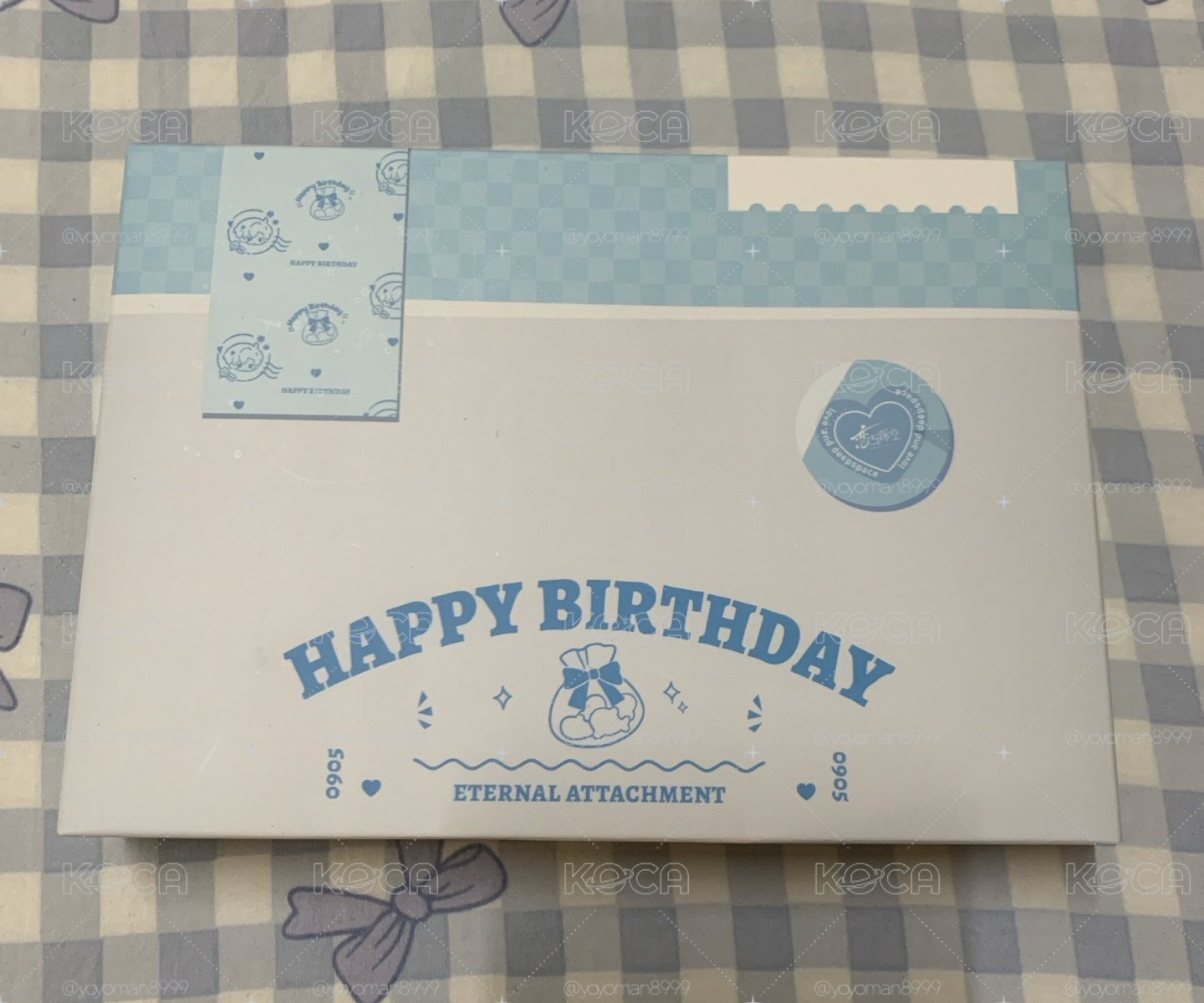戀與深空 黎深 24年生日明信片印章組