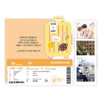 Vacation Set（機票+行李吊牌+拍立得+信）