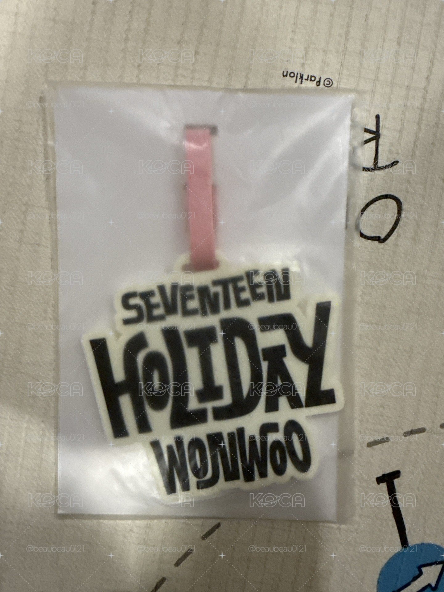 Holiday 行李吊牌 wonwoo