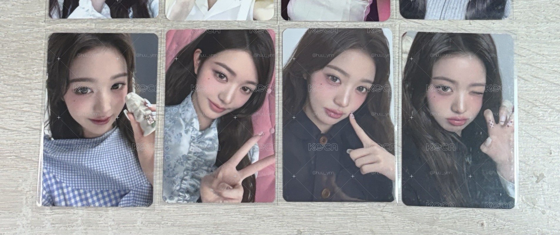 隱眼員卡 整組四張
