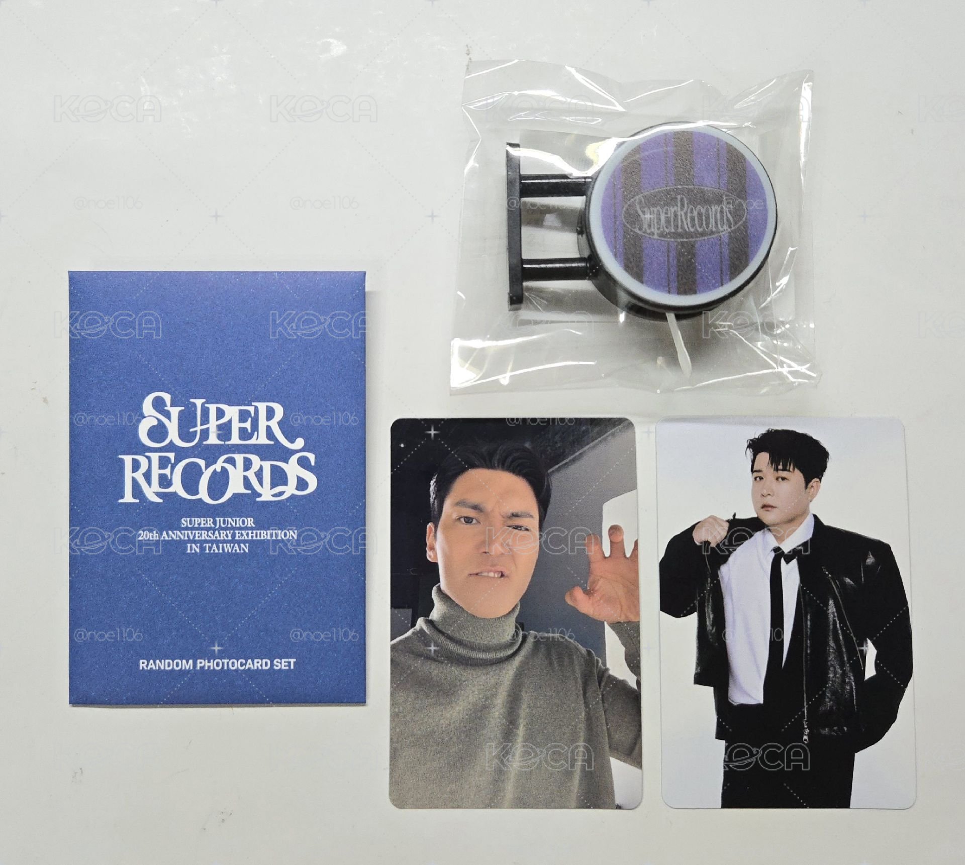 [出售] Super Junior 20週年 展覽 super records 台灣限定 小卡 燈箱