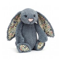 Dusky Blue Bunny 經典霧藍碎花