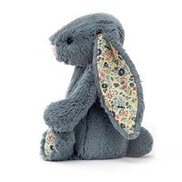 Dusky Blue Bunny 經典霧藍碎花