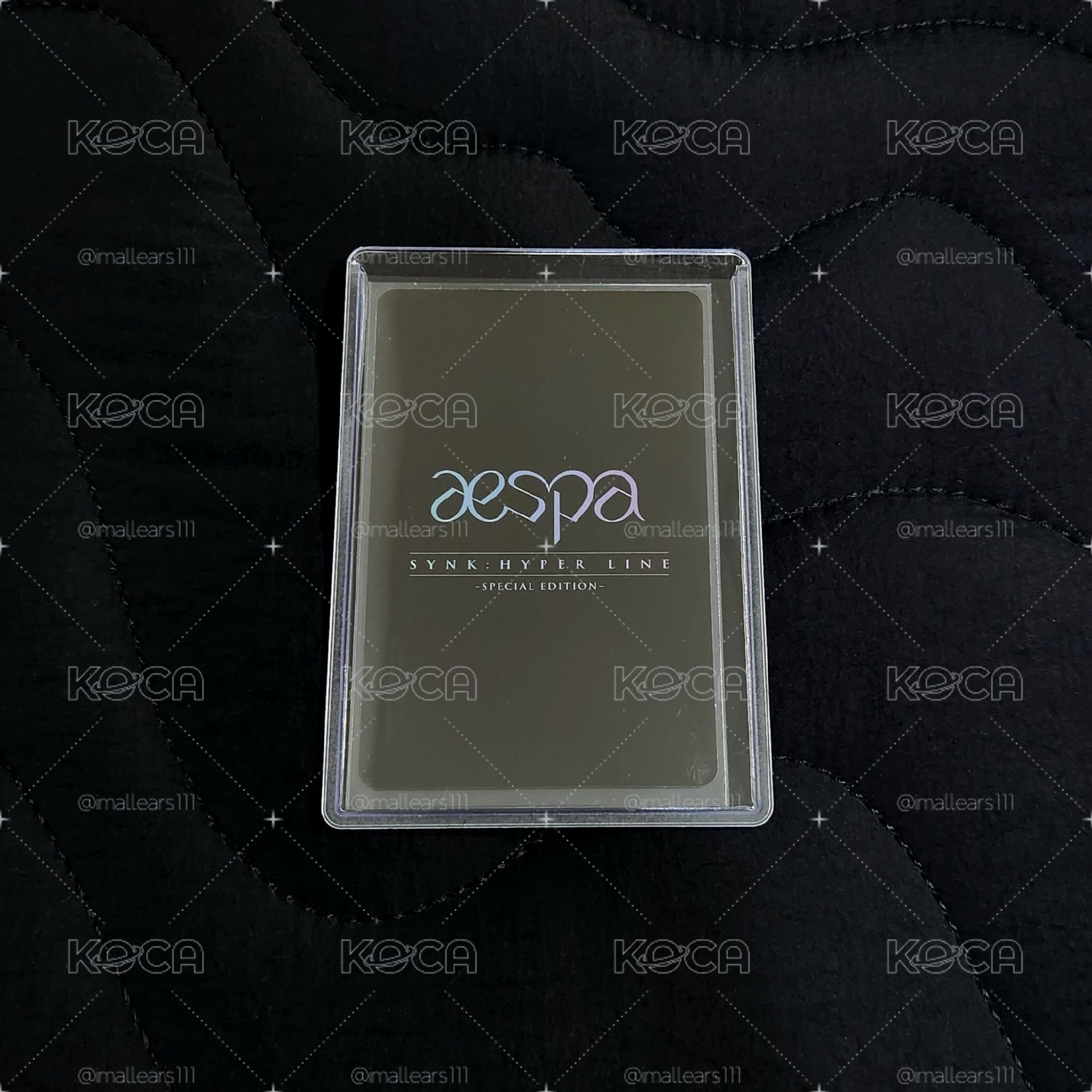 aespa KARINA 一巡 東蛋演唱會DVD 特典卡 柚