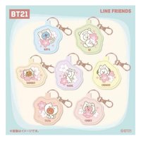 BT21 日本全家限定 鑰匙圈吊飾 皮革鑰匙圈