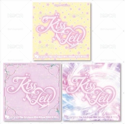 aespa 日專 Kiss N Tell 各專輯+特典（目前為華納通路）