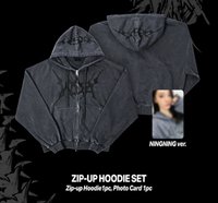 黑色連帽外套黑色成員剪影T （9.2）-寧/吉/柚/冬  