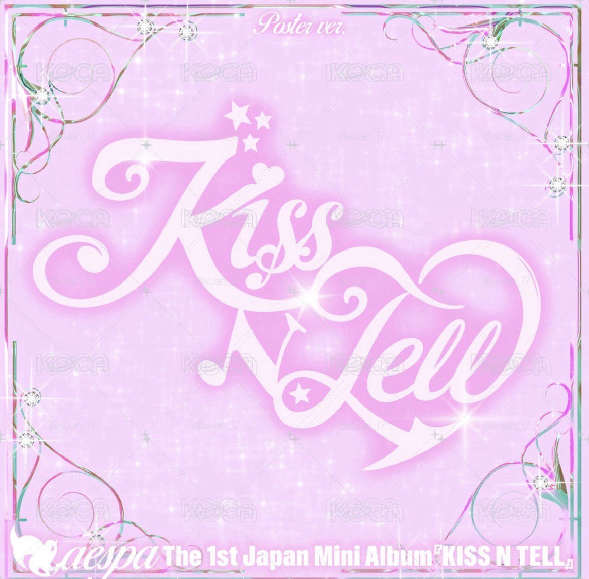 KISS N TELL Poster Ver 專輯 (無特典）