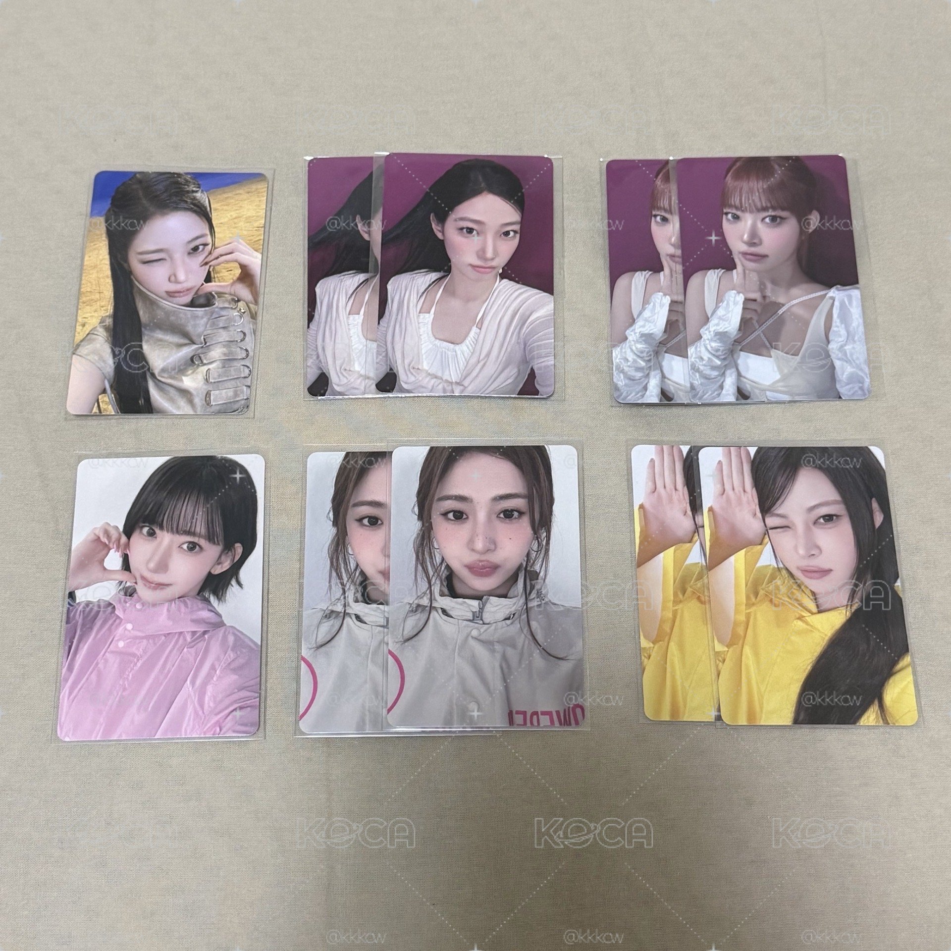 KIM CHAEWON'EASY CRAZY HOT' 2025 LESSERAFIM TOUR小卡】LE SSERAFIM