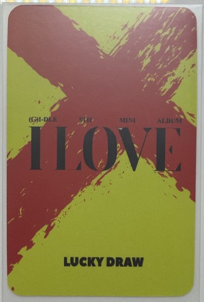 i-dle* 迷五 am3.0幸運卡 綠衣刷