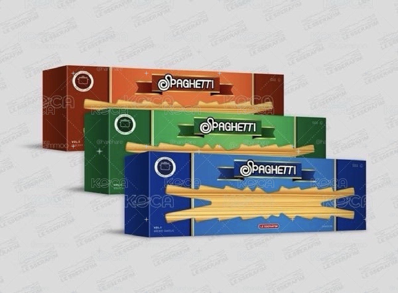 Spaghetti 全新未拆專 一套3張