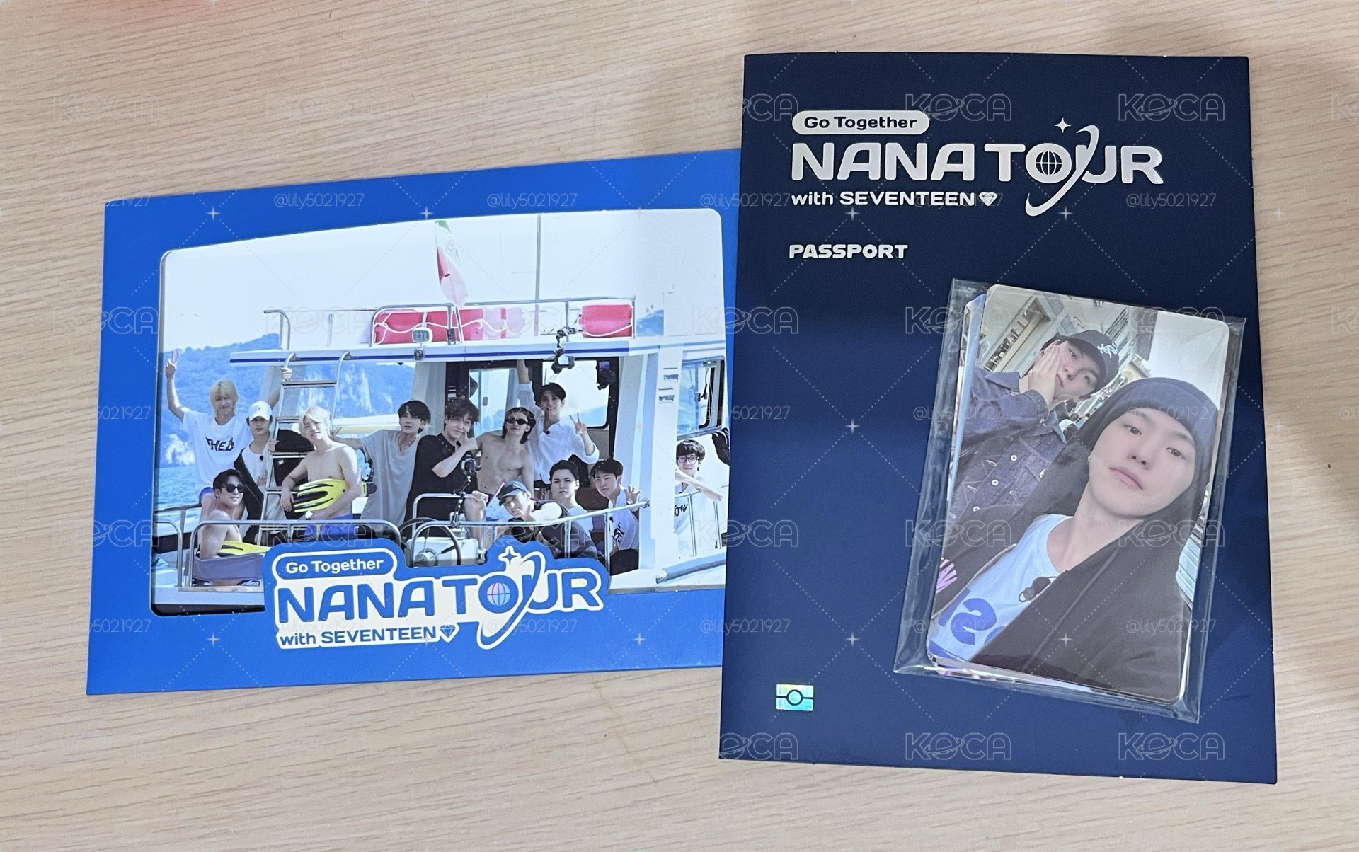 SEVENTEEN NANA TOUR照片小卡組
