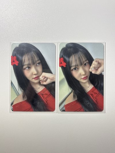 Yuju In Bloom minirecord線上簽售卡 生氣ver.一套含專