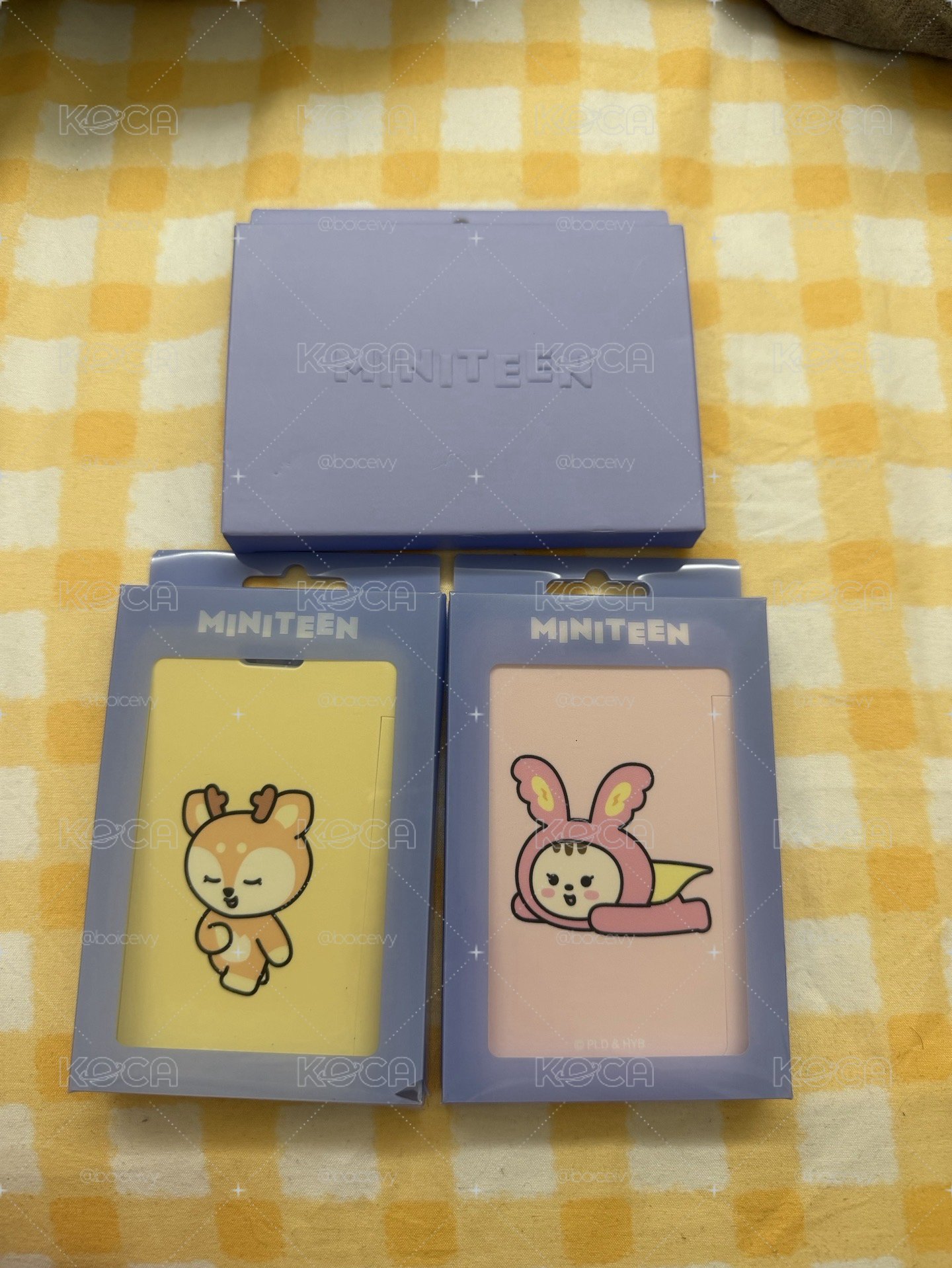 MINITEEN 行李吊牌漢秀 /Pvc收納包漢
