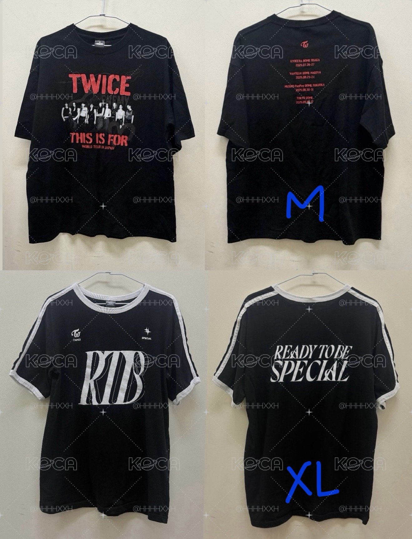 TWICE演唱會周邊Tshirt