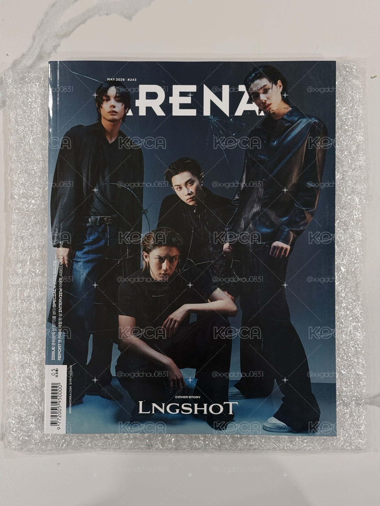LNGSHOT｜ARENA HOMME 5月號封面 A版(團體) 雜誌 