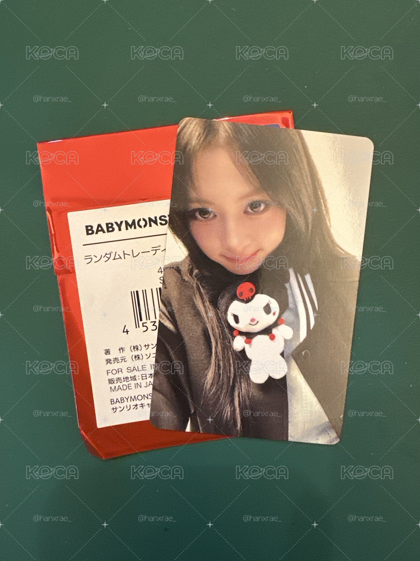 1元起標 BABYMONSTER X KUROMI聯名2.0隨機卡賢 AHYEON 