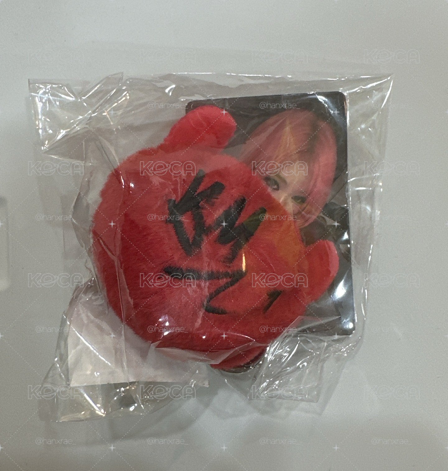 BABYMONSTER CHOOM 毛絨吊飾 紅球角 ASA