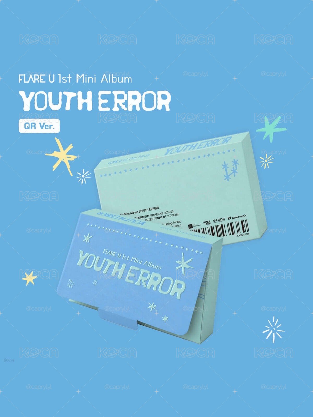 免包手 現貨 全新 未拆專 FLARE U 電子專 QR專 QR版 迷你一 YOUTH ERROR 專輯 CD