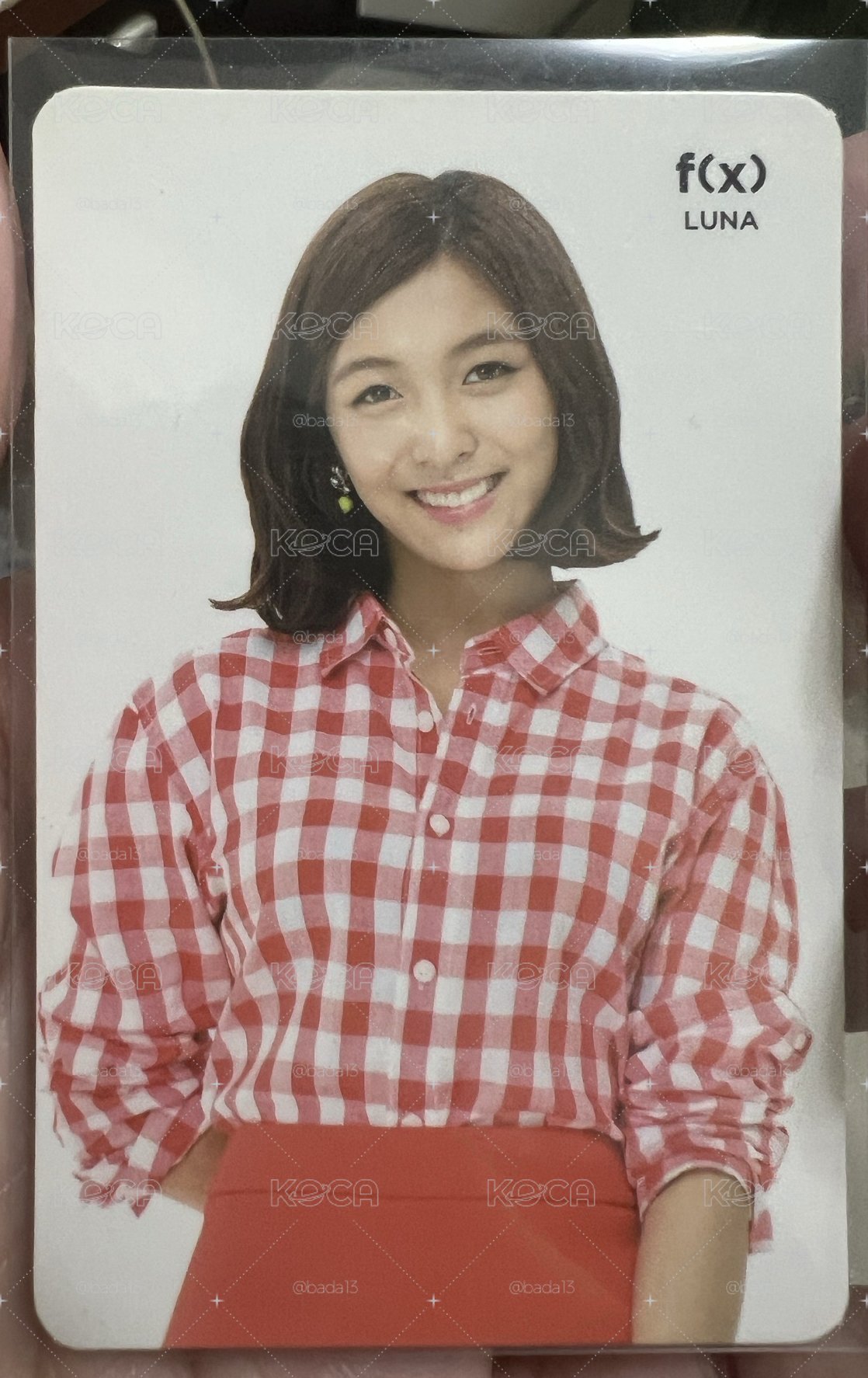 f(x) LUNA SUM Cafe/Market 滿額卡 SM TOWN@ COEX Artium 周邊卡
