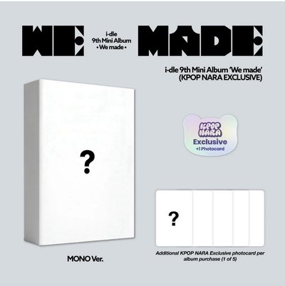 We made Kpop Nara 預售 特典卡 
