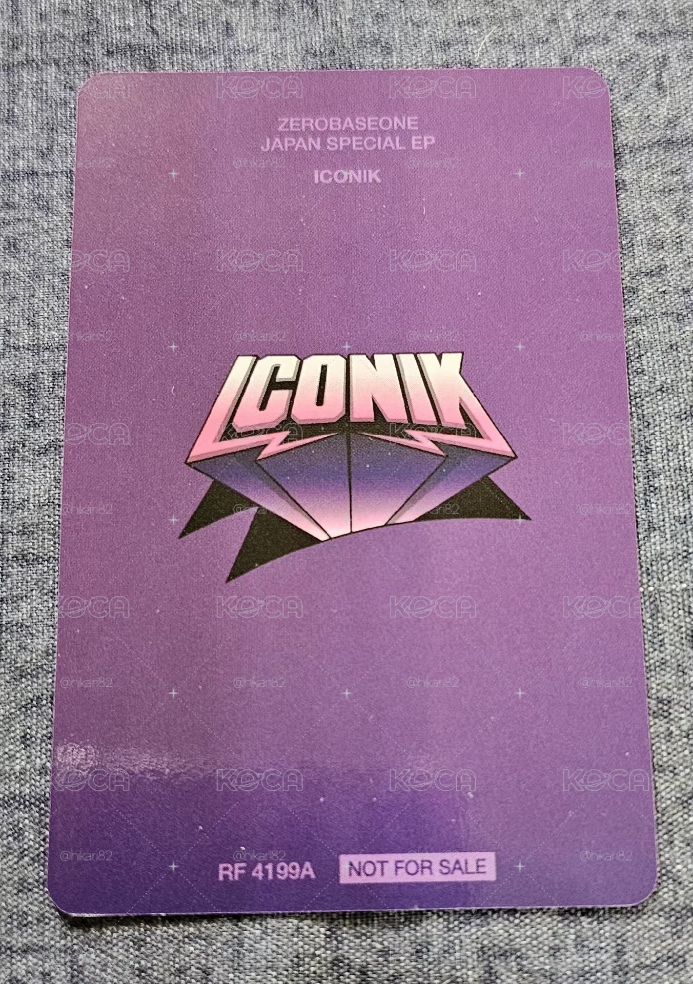 ZEROBASEONE ICONIK SUNG HAN  BIN 