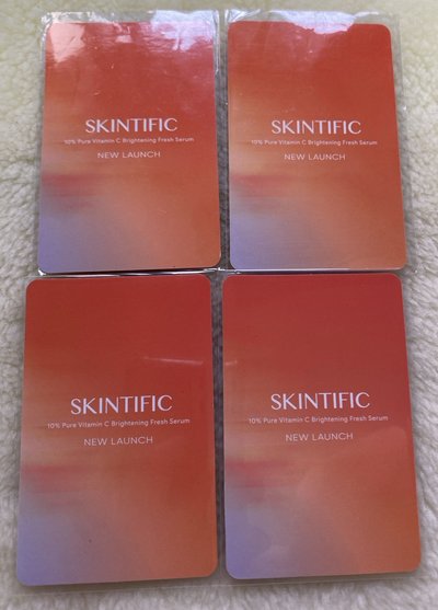 Minnie SKINTIFIC代言卡(4張一起)