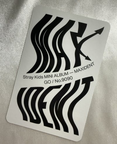MAXIDENT 專輯卡 Go ver.