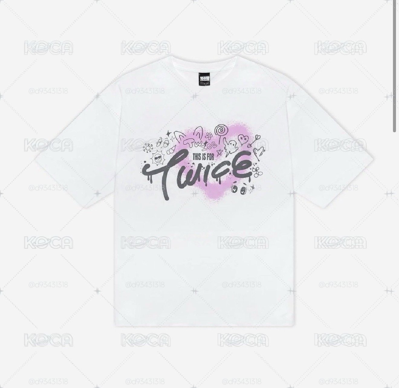 TWICE 六巡日廠 白T