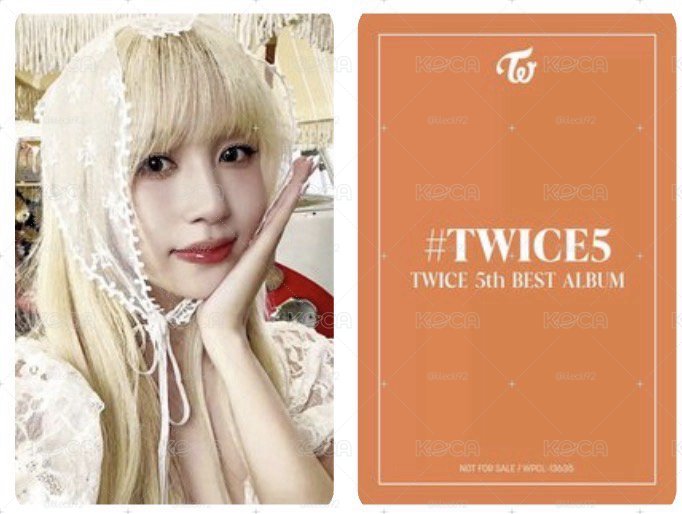 TWICE Mina🐧 #TWICE5 絕美金髮頭紗咪👱‍♀️一元起標✨