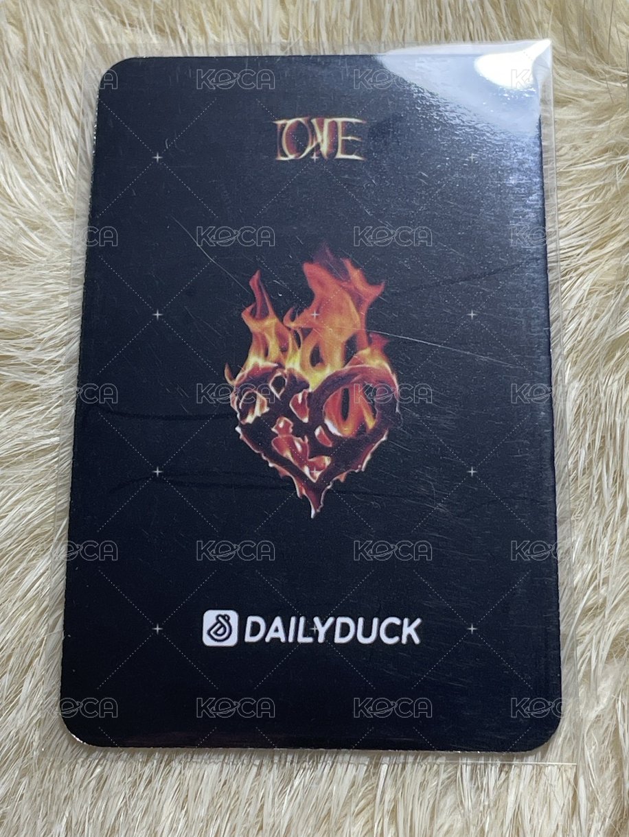 I ONE Dailyduck 特典卡  背面
