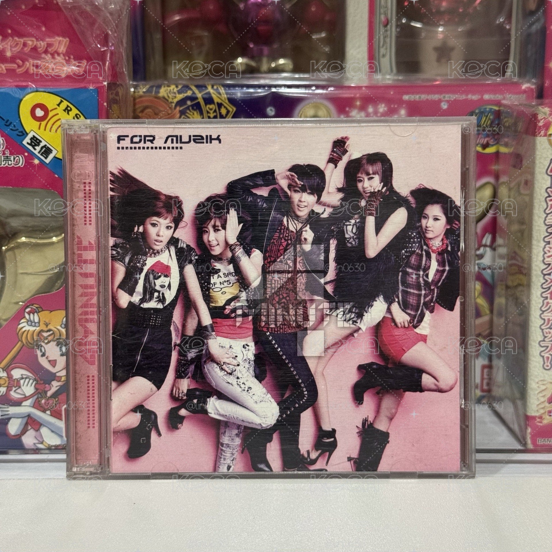 4minute 親筆簽名 專輯 for muzik
