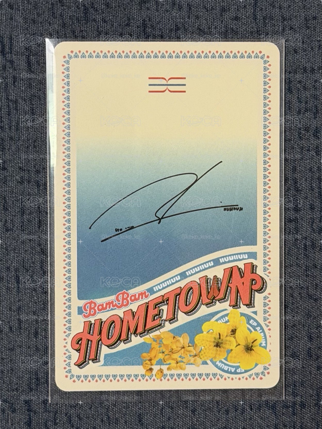 BAMBAM HOMETOWN專輯卡