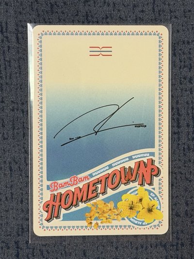 BAMBAM HOMETOWN專輯卡