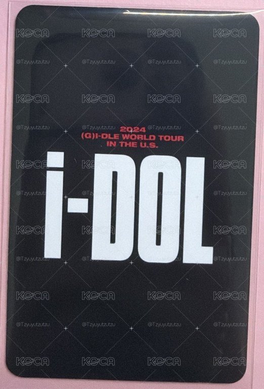 i-dle* i-DOL 24‘世巡 場限卡 美巡刷