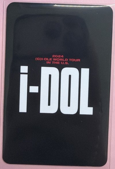 i-dle* i-DOL 24‘世巡 場限卡 美巡刷