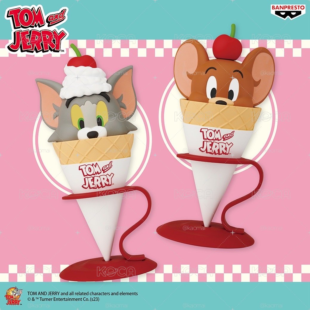 正版❷隻合售/單售 稀有冰淇淋系列 甜筒系列 湯姆貓與傑利鼠 Tom and Jerry公仔