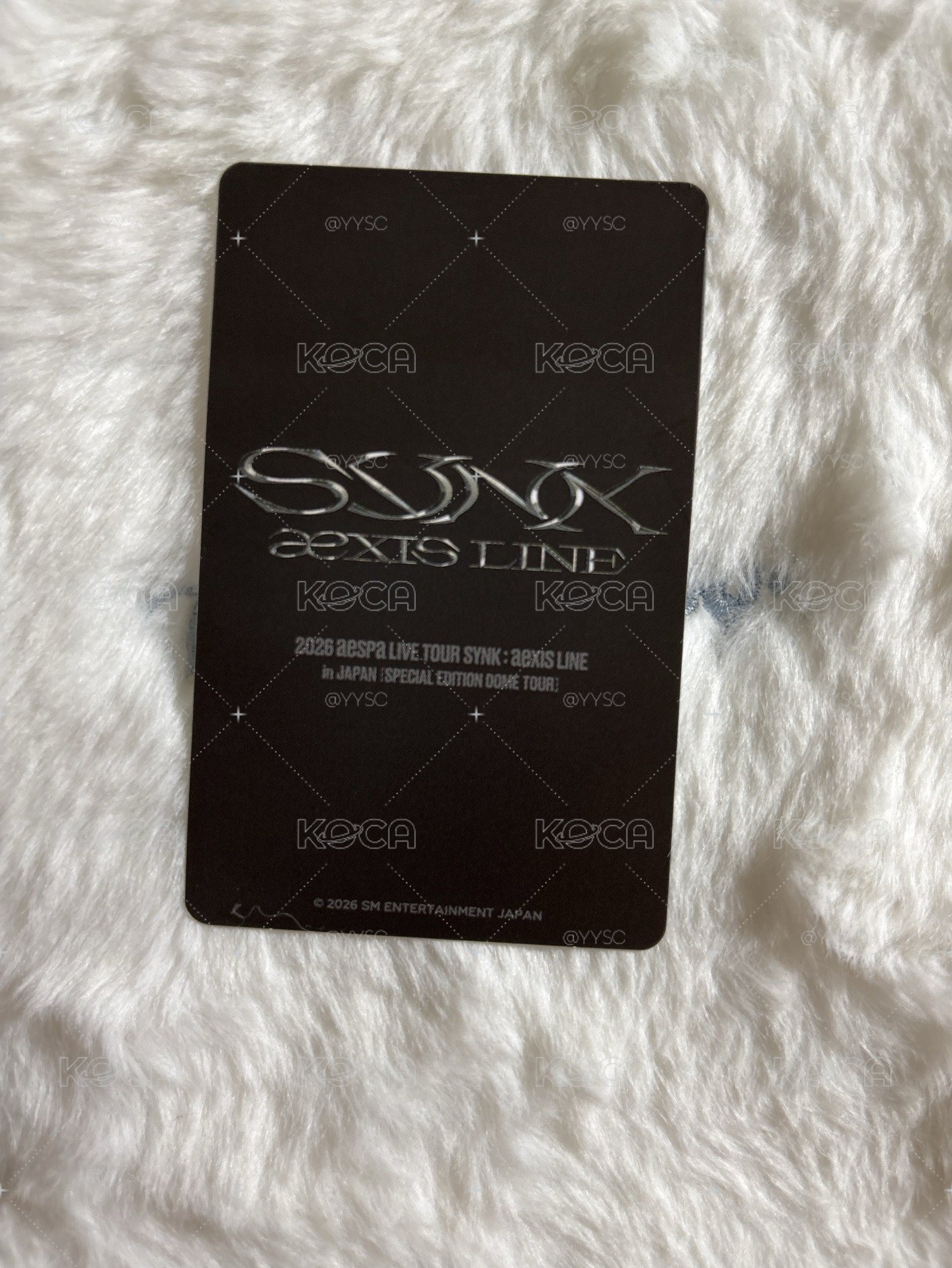 Karina 三巡 sm jp 隨機卡 托臉 