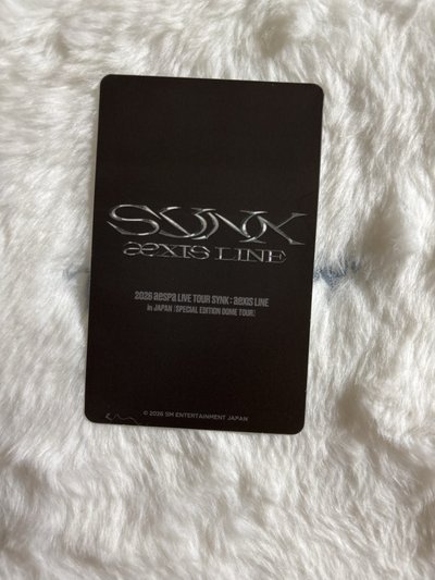 Karina 三巡 sm jp 隨機卡 托臉 
