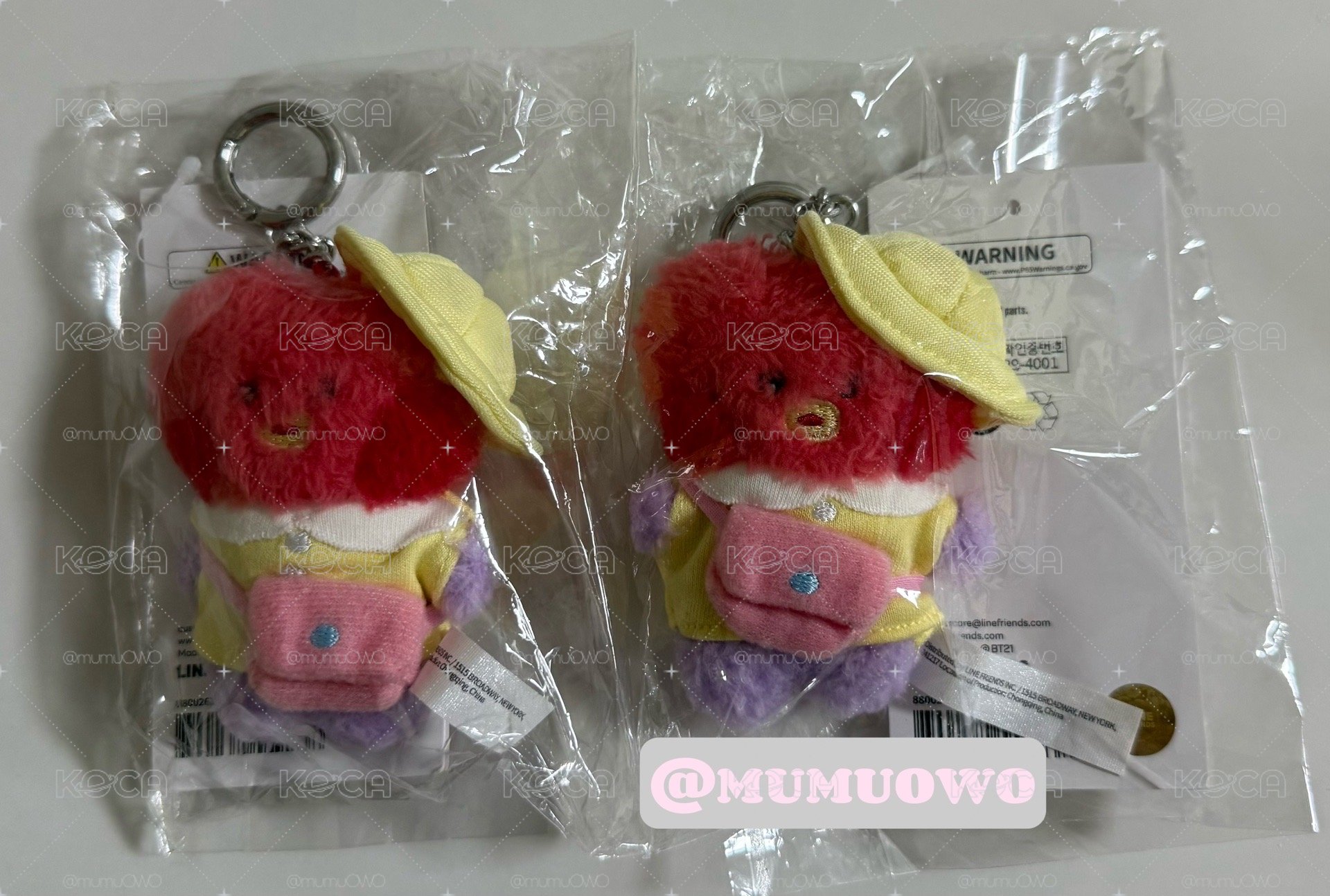 現貨 BT21野餐娃娃/鑰匙圈