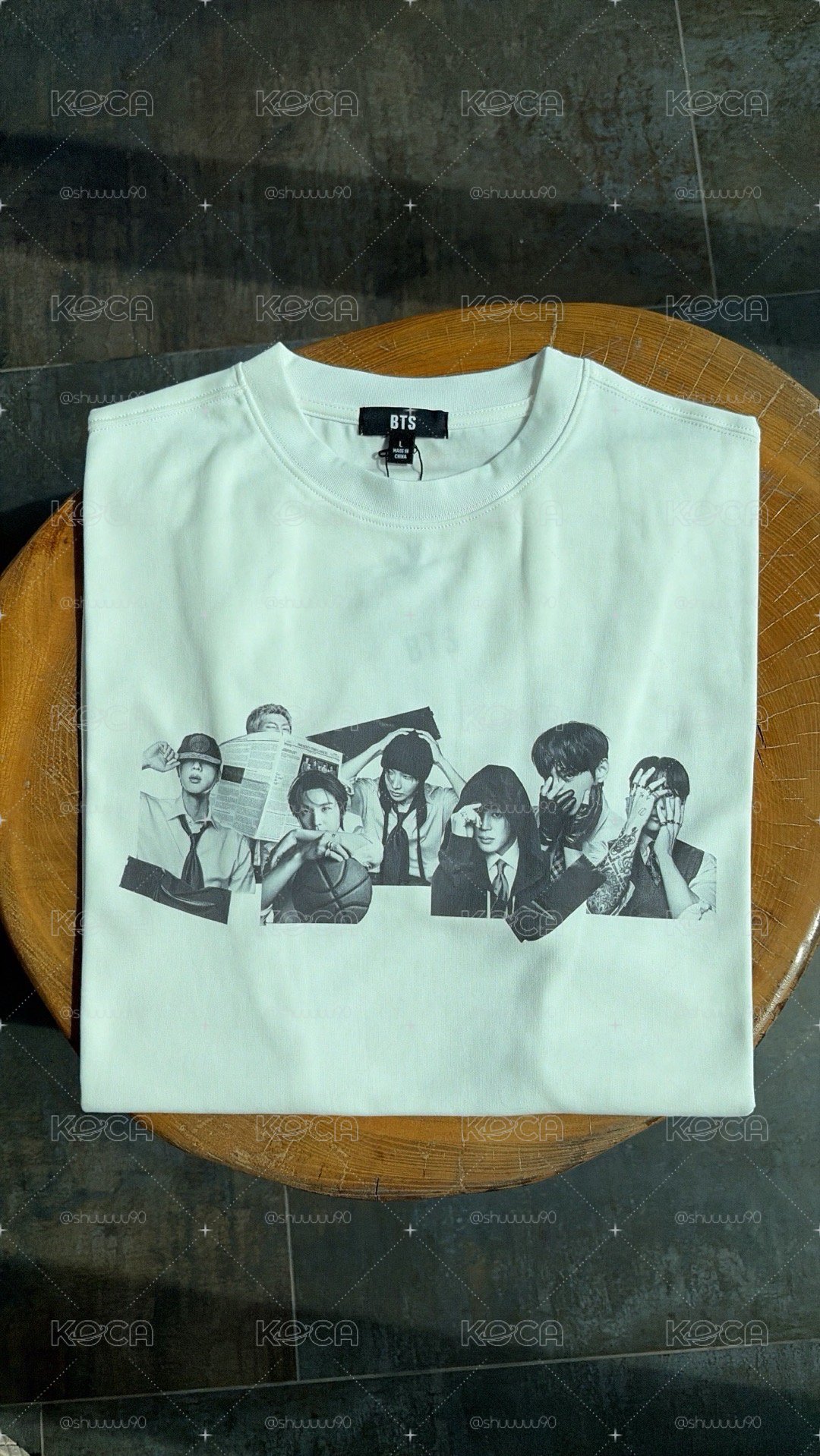 現貨 BTS 遮臉T