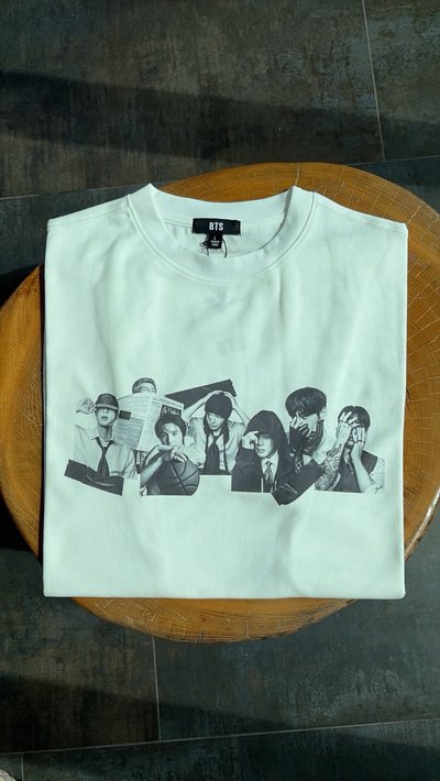 現貨 BTS 遮臉T