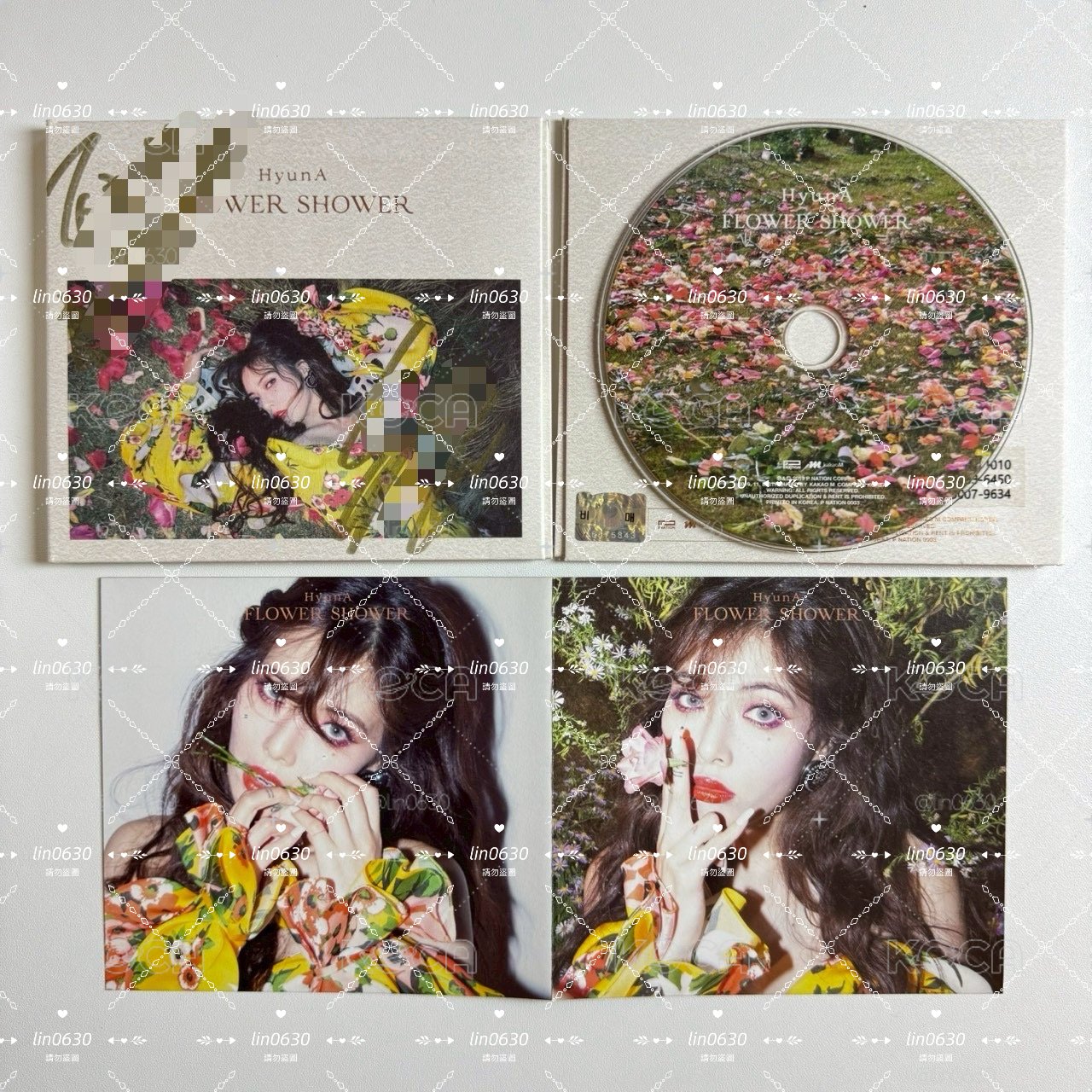 泫雅 Flower Shower 親筆簽名 非賣專